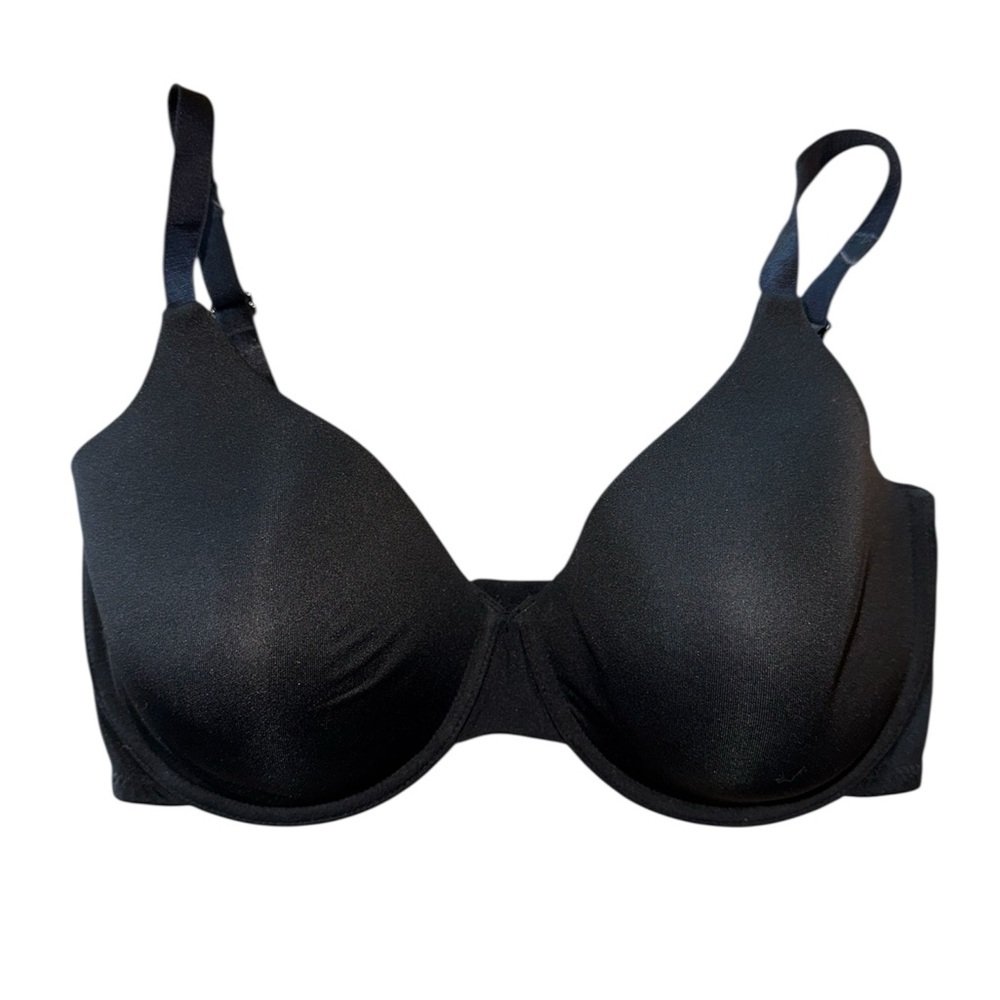 NWOT Maidenform Black Underwire Bra with Molded Cups 38DD